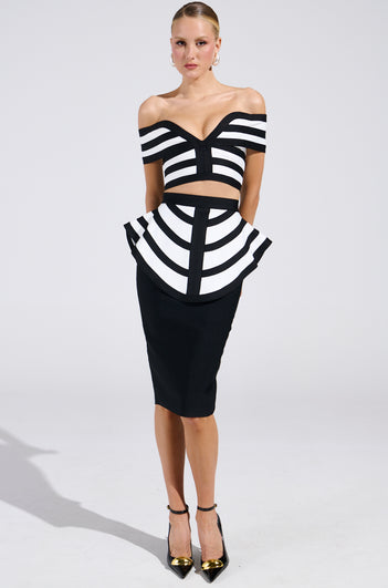 WAITING FOR YOU MIDI SKIRT